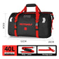 Roll Top Tail Bag with Reflective Strips and Convertible Carry Straps, 40L and 66L