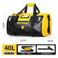 Roll Top Tail Bag with Reflective Strips and Convertible Carry Straps, 40L and 66L