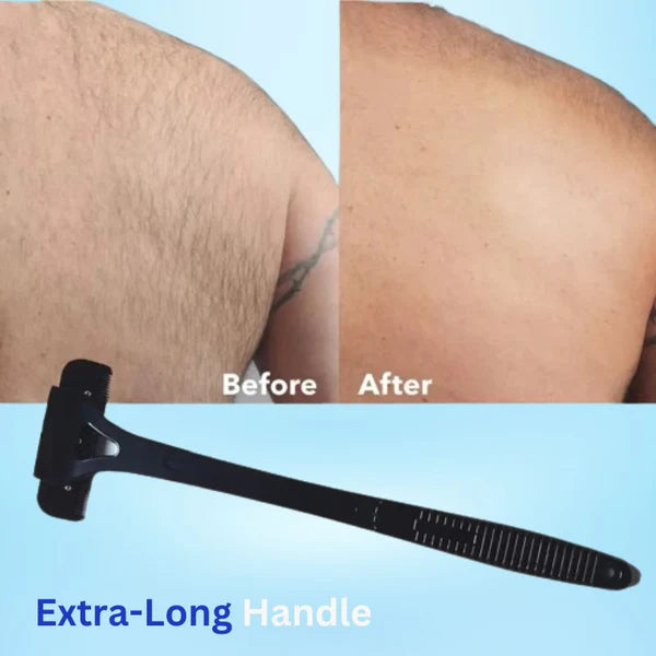 Long Handle Back Shaver for Smooth and Easy Men's Grooming