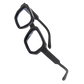 Bold Energy Rectangle UV Sunglasses  -Black Transparent - Ozerty