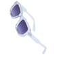 Bold Energy Rectangle UV Sunglasses  -Clear Grey - Ozerty