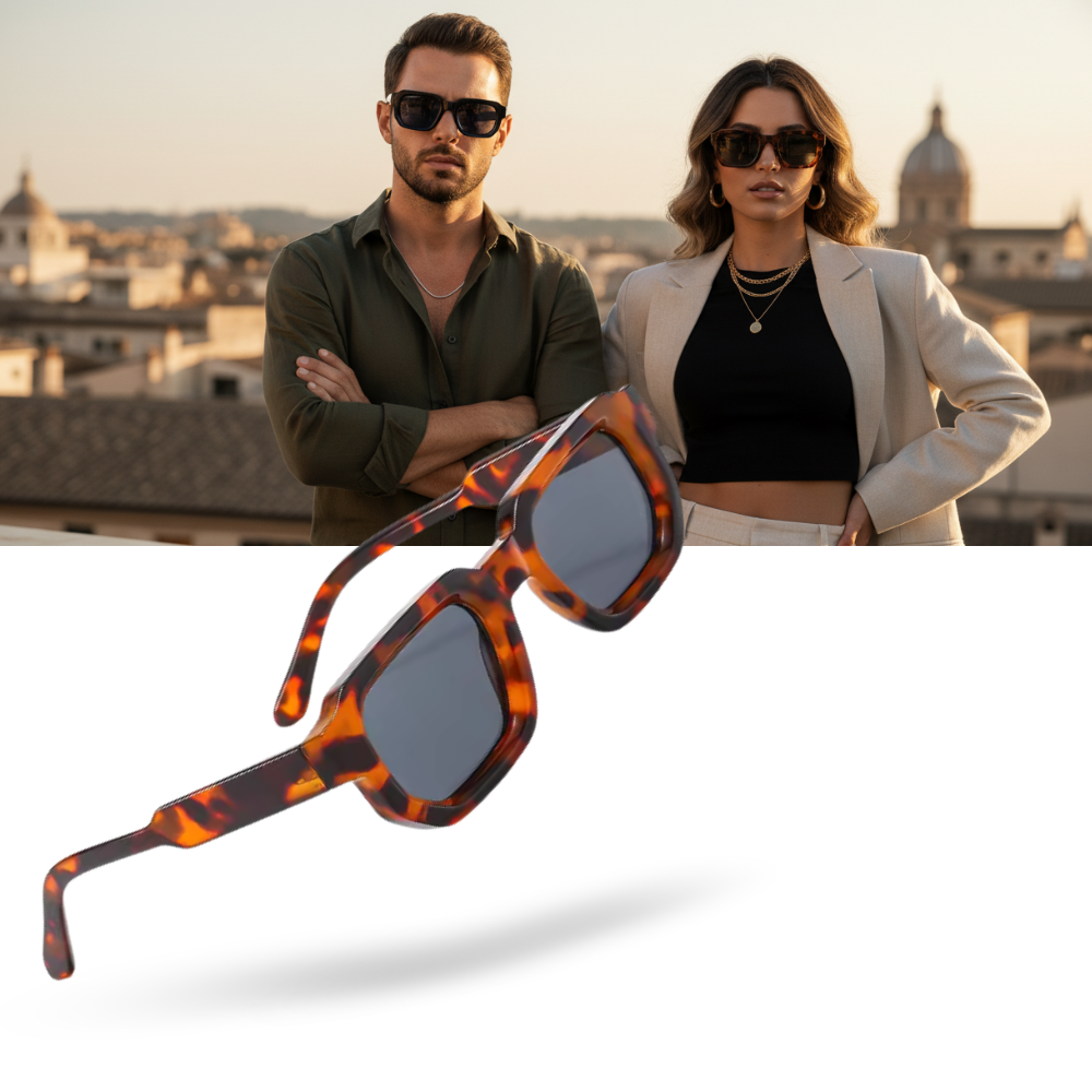 Bold Energy Rectangle UV Sunglasses  - Ozerty