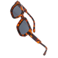 Bold Energy Rectangle UV Sunglasses  -Leopard Grey - Ozerty