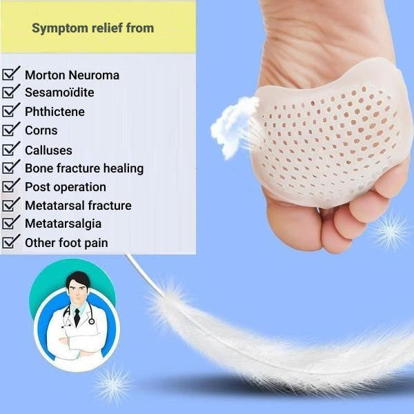Metatarsal Pads Cushion Support, Breathable Gel Foot Pads