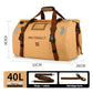 Roll Top Tail Bag with Reflective Strips and Convertible Carry Straps, 40L and 66L