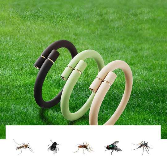 sjbackyard Bugs Away Pest Repellent Electra Band, Natural Anti Mosquito Wristband