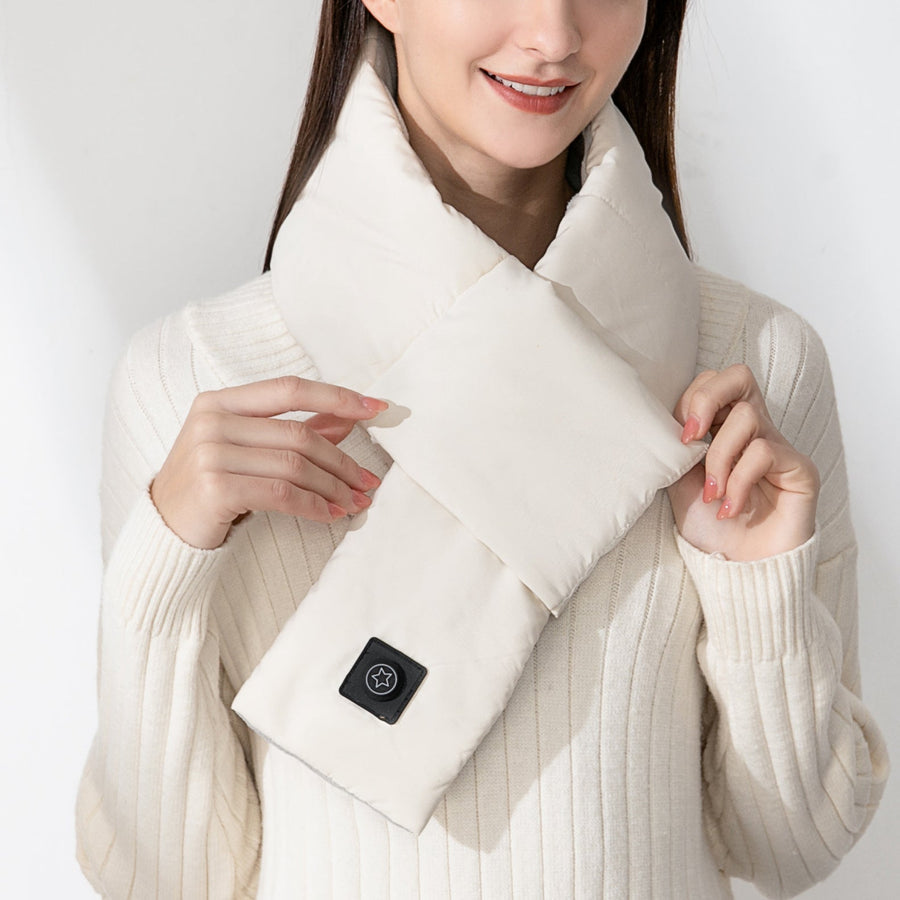 Electric Heating Scarf, USB Neck Warmer with Graphene Heating