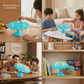 Stacking Balance Game with Astronaut Figures and Spinner, Space Themed