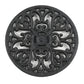 Cast Iron Trivet with Vintage Pattern and Rust Resistant Surface, 6.7 Inch Round