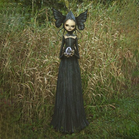 Sjbackyard Creepy Witch Sculptures, Dark and Bizarre Art Halloween Decoration