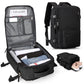 Travel Backpack 35L with USB Charging Port and Laptop Sleeves, Wet Storage, Shoe Compartment