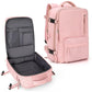 Travel Backpack 35L with USB Charging Port and Laptop Sleeves, Wet Storage, Shoe Compartment