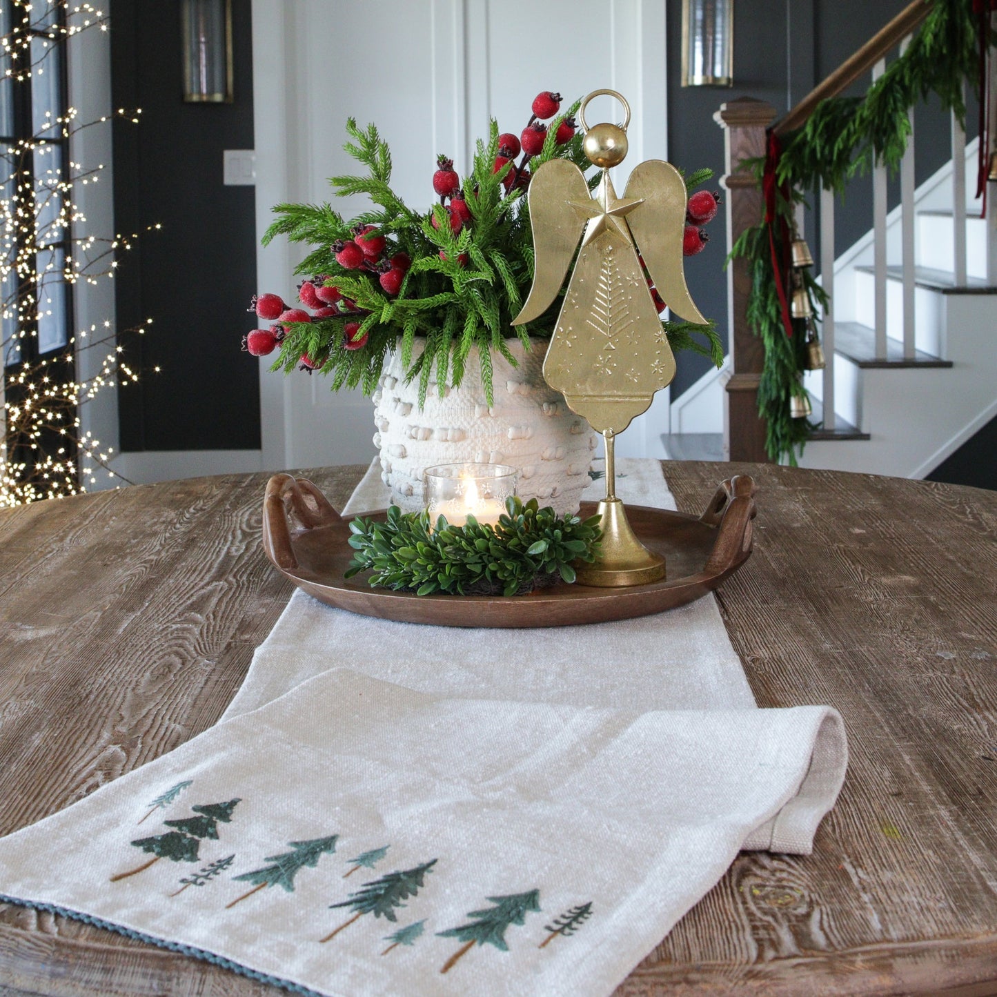 Holiday Tree Table Runner - Interior Delights