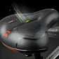 Padded Bike Saddle with Hollow Center Airflow and Reflective Strip
