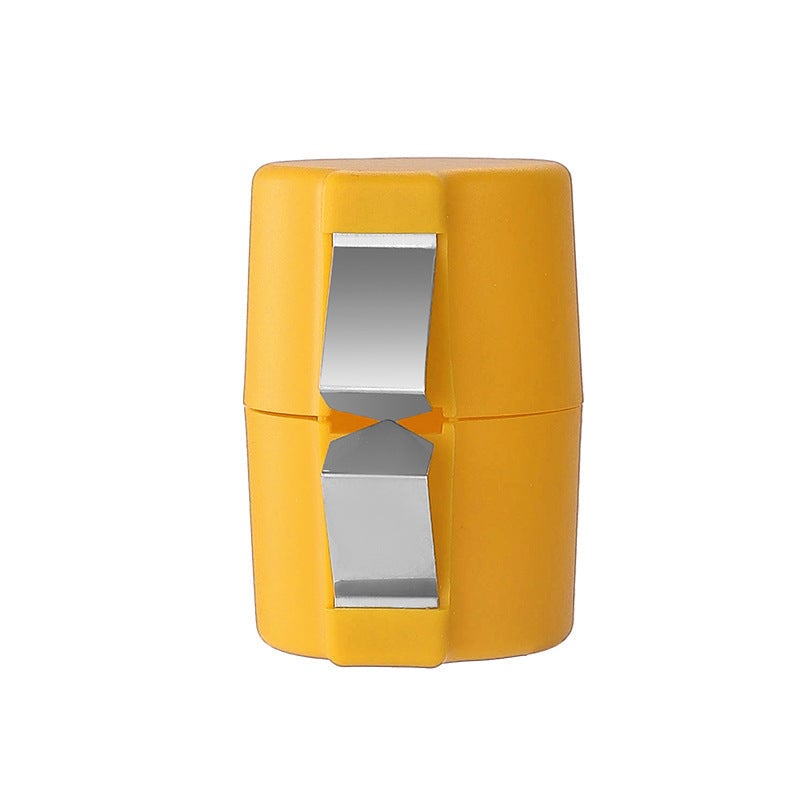 Egg Cracker with Stainless Steel Press Plate and Ergonomic Holder, Dishwasher Safe