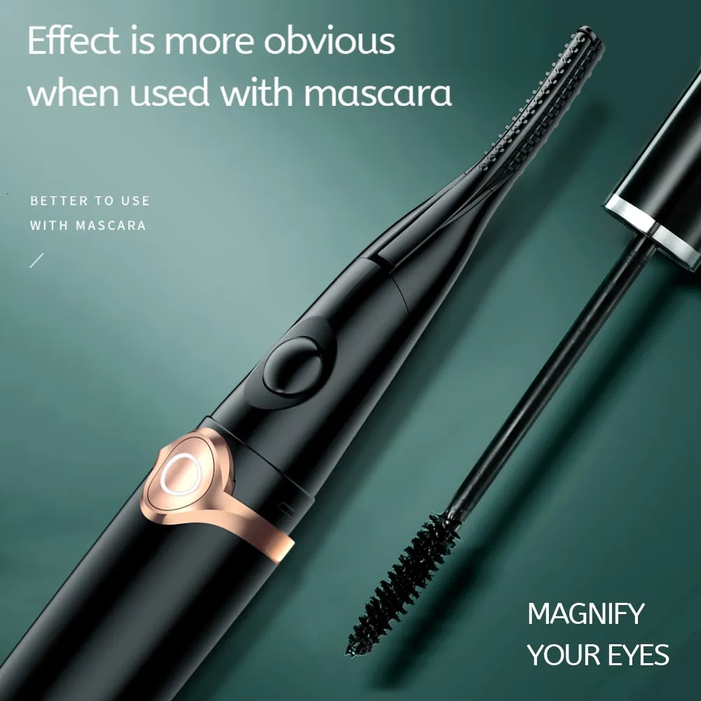 Heated Eyelash Curler with 3 Temperature Settings and Rechargeable Battery