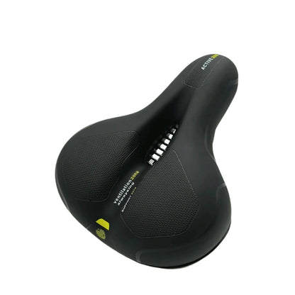Gel Bike Saddle with Ergonomic Design and Rear Reflector, Waterproof Breathable