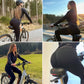 Gel Bike Saddle with Ergonomic Design and Rear Reflector, Waterproof Breathable