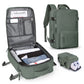 Travel Backpack 35L with USB Charging Port and Laptop Sleeves, Wet Storage, Shoe Compartment