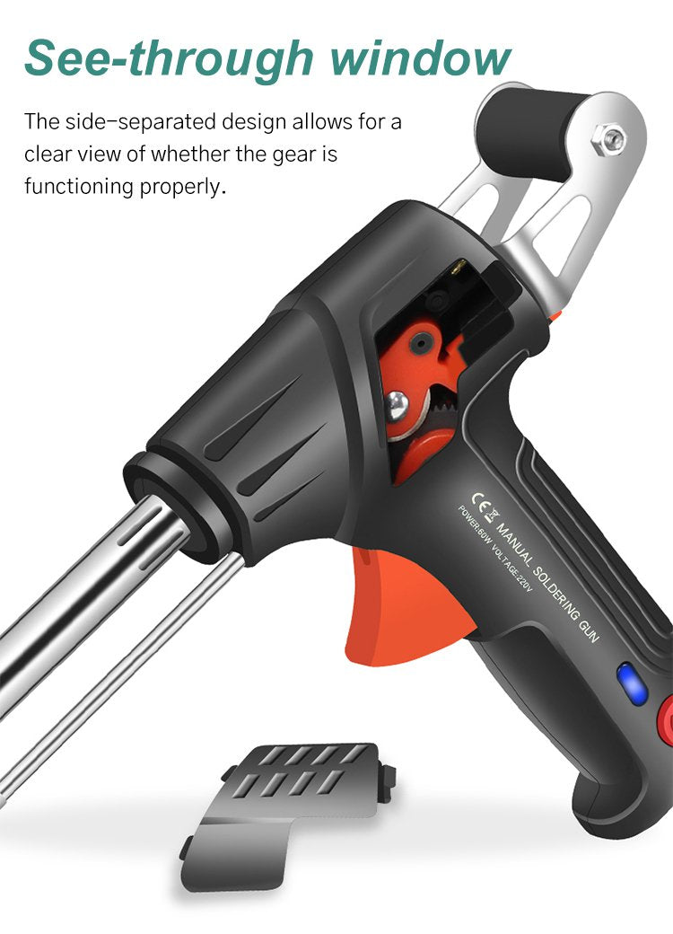 Laser Welding Tool with Ceramic Core and Dual-Mode Operation, Lightweight Ergonomic Body