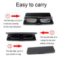 Folding Reading Glasses with 90° Spring Hinge and Stainless Steel Frame, Ultra Compact