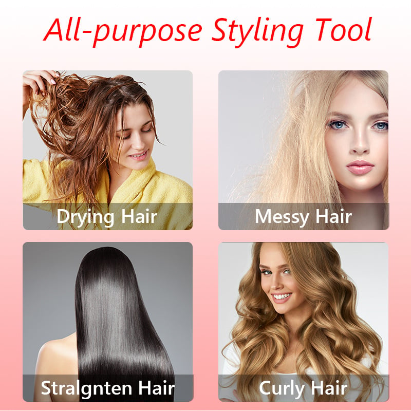 3-in-1 Rotating Hot Air-Hair Styler and Dryer marnetic