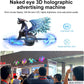 Floating 3D Hologram Projector with LED Fan Display and Multi-Unit Sync