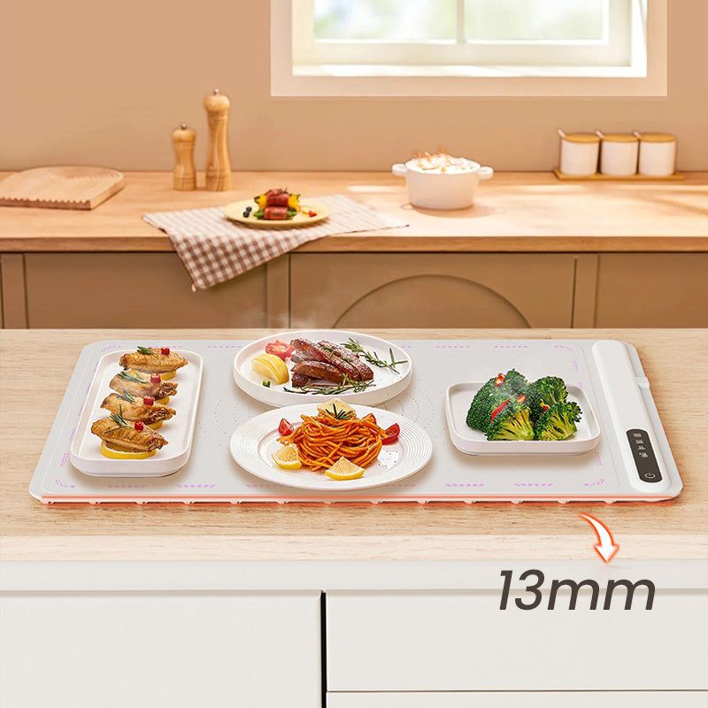 Silicone Warming Tray with 17 Heat Settings and 6-Hour Timer