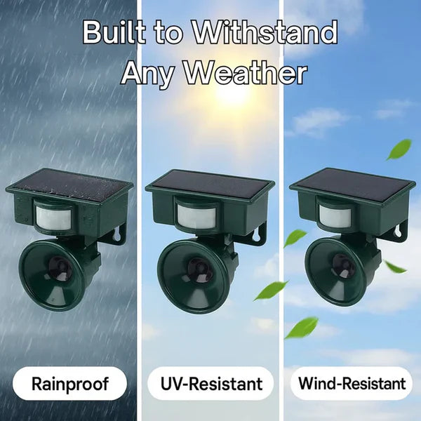 Smart Motion Sensor Bird Repeller for Gardens and Farms