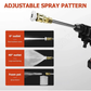 Portable Pressure Washer with Dual Rechargeable Batteries and Multiple Nozzles