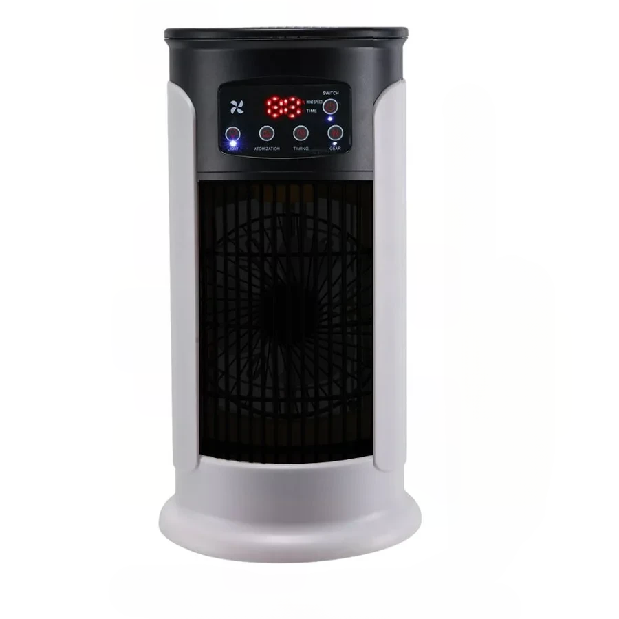 Portable AC Unit with 10.14oz Water Tank and 6 Fan Speeds, Quiet 18W Room Cooler