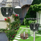 Solar Ultrasonic Bird Repeller with USB Backup and Adjustable Modes, 110 Degree Coverage