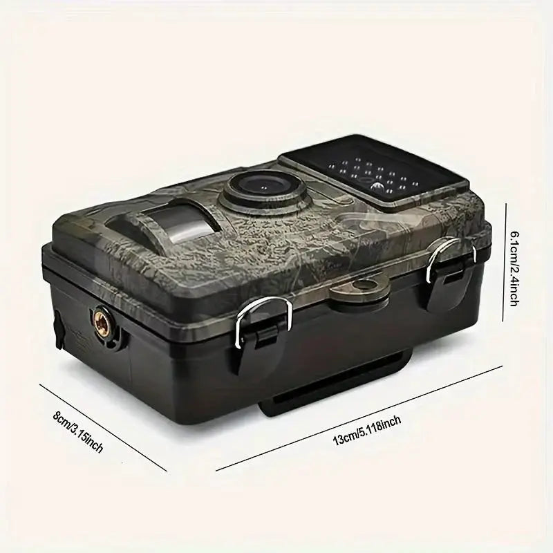 Trail Camera with No-Glow Infrared and 1080P HD Video, 16MP Photos All Vera Mart