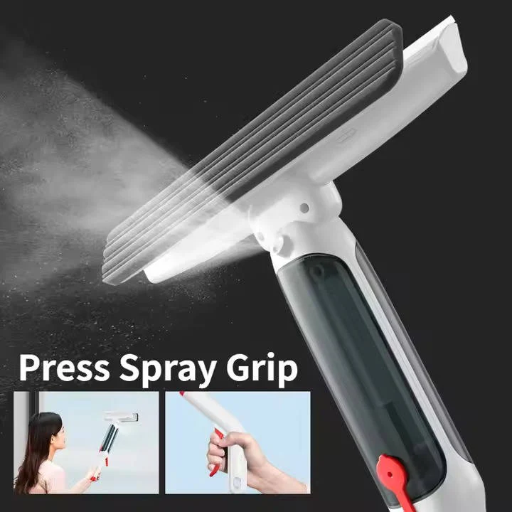 Window Cleaner Head Telescopic Window Cleaner with 10-Inch Dual Head and 51-Inch Pole, Ref