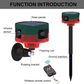 Solar Powered Wildlife Deterrent with 360 Degree Sensing, Strobe Lights and Varied Sounds