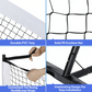 22ft Portable Pickleball and Tennis Net with Stand and Carry Bag for Outdoor Play
