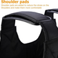 Adjustable Weighted Vest with Up to 110 lb Load and Padded Shoulders, Breathable Lining