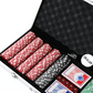 500 Piece Poker Chips Set with Case for Texas Holdem and Casino Style Games