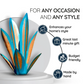 Metal Agave Sculpture with Weather-Resistant Steel and Rustic Metallic Finish, Large