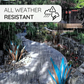 Metal Agave Sculpture with Weather-Resistant Steel and Rustic Metallic Finish, Large
