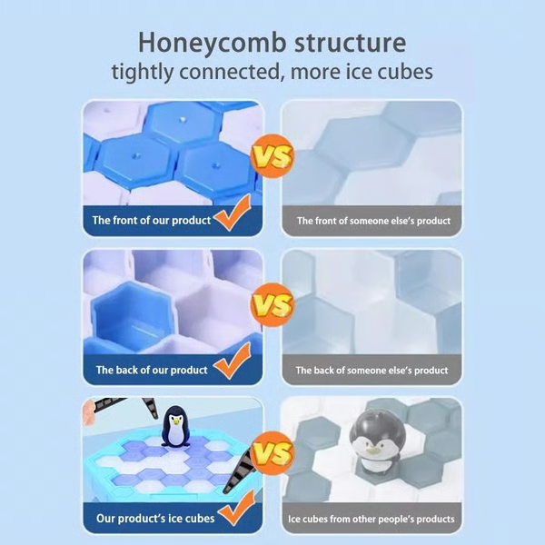 Save Penguin Ice Breaking Table Game, Fun Family and Kids Game Night Activity