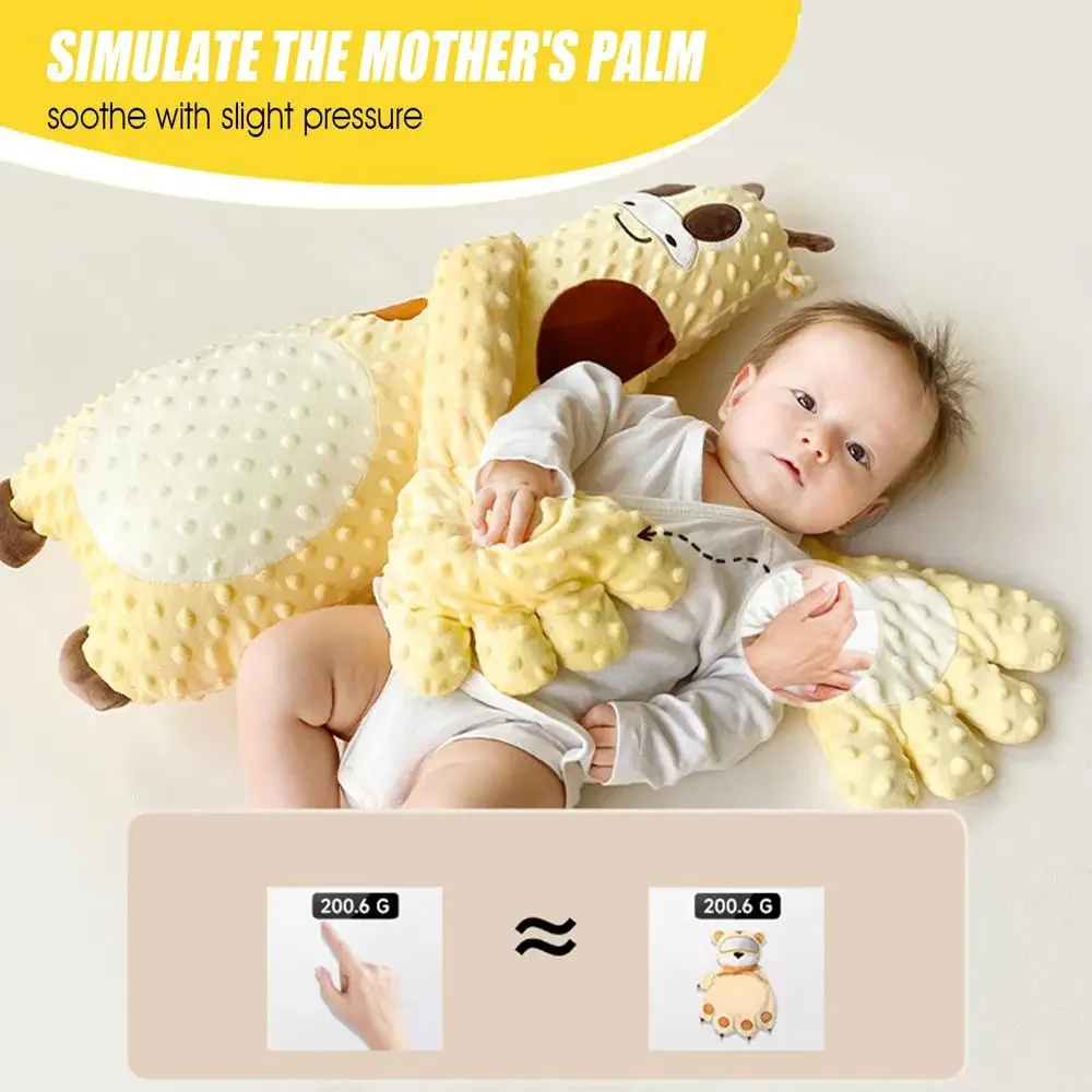 Baby Sleep Aid with Motorized Tapping and Remote Control, Rechargeable Foldable Design