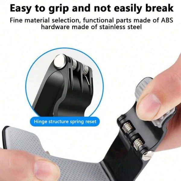 Silicone Smartphone Holder for Car Dashboards with Universal Fit and Wireless Charging Support