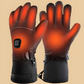 USB Heated Gloves with Three Heat Levels and 8-Hour Run Time, Water-Resistant Palm