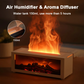 Humidifier and Air Purifier with Aromatherapy Pad, Flame-Effect RGB Light, 43.9 oz Tank