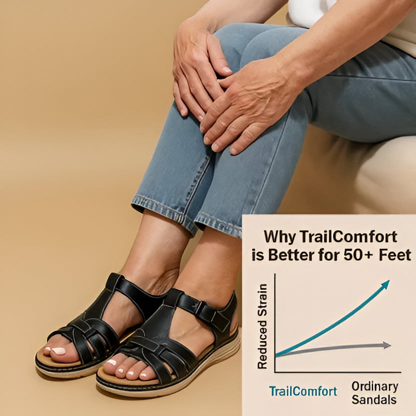 Orthopedic Sandals for Women with Contoured Insole and Adjustable Straps