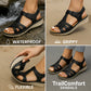 Orthopedic Sandals for Women with Contoured Insole and Adjustable Straps