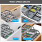 Foldable Drawer Organizer with Three Stacking Tiers and Divided Compartments
