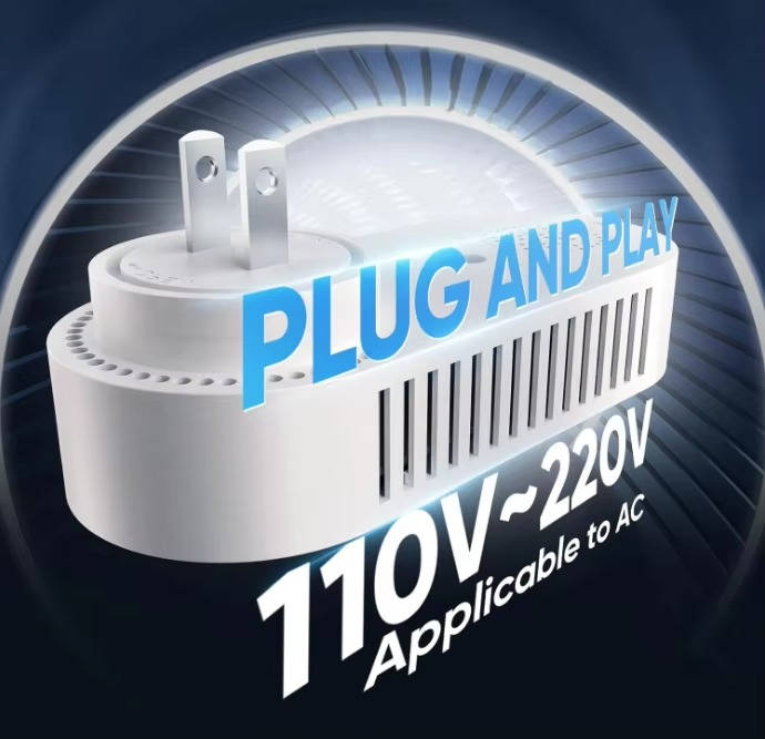 4 in 1 Plug in Carbon Monoxide and Natural Gas Detector, CO, Propane & Gas Alarm with Temp & Humidity Display, Home Safety Monitor