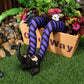 Realistic Witch Legs with Ground Stakes for Halloween Decorations